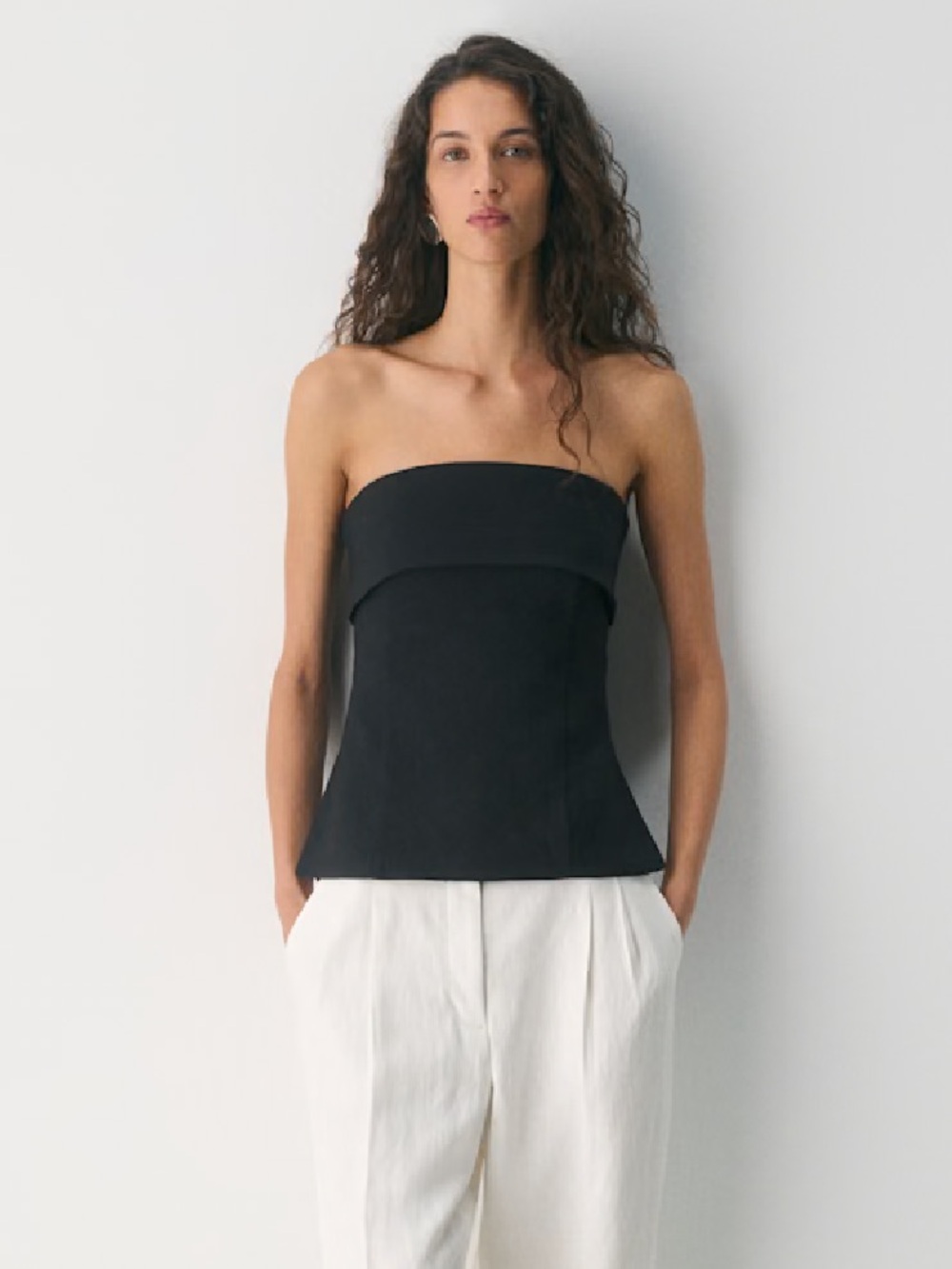 Aritzia Babaton Black Element Strapless Tube Top - Picture 2 of 8